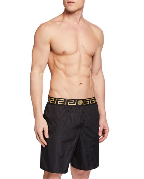 versace men's swim trunks